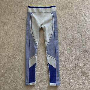 Fabletics Leggings Womens Sz S‎ Gray Blue High Waisted Seamless Eniko Hart